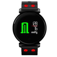Bluetooth Smart Watch, IP68 Waterproof Colorful OLED Smart Watch, Blood Pressure Heart Rate Monitor Watch for Men Women