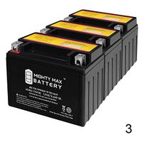 Mighty Max Battery YTX9-BS Battery Replaces High Performance Power Sports 9BS - 3 Pack Brand Product