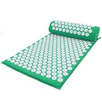 YUFANXIN Acupressure Mat, Back/Neck Pain Relief,Relieves Stress,Muscle Relaxation,Promote Sleep,Acupoint Physical Massage,Size is (66 * 42 * 2) cm,Green