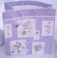 Nature's Sketchbook Hallmark Marjolein Bastin Huge Gift Bag Sparkles