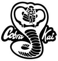 Cobra Kai - Sticker Graphic - Auto, Wall, Laptop, Cell, Truck Sticker for Windows, Cars, Trucks