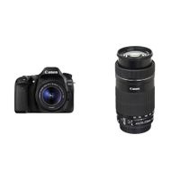Canon Digital SLR Camera Body [EOS 80D] with EF-S 18-55mm f/3.5-5.6 Image Stabilization STM Lens with 24.2 Megapixel (APS-C) CMOS Sensor and EF-S 55-250 f/4-5.6 IS STM Len - Black