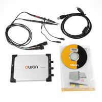 OWON VDS1022 Virtual USB Oscilloscope 100MSa/S 25MHz Double Channel PC Oscilloscope USB Analyzer Meter