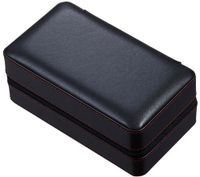 Visol Eden Cigar Travel Humidor with Free Laser Engraved Metal Plate (Roman Monogram)