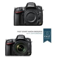 Nikon D610 24.3 MP CMOS FX-Format Digital SLR Camera (Body Only) w/ Fast Start Course