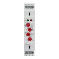 Keyren Cycle Timer Relay, GRT8-S 1 Mini Asymmetric Cycle Timer ON/Off Repeat Cycle Time Relay AC/DC12-240V