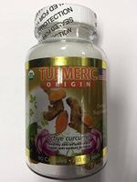 USDA Organic Turmeric Origin Dietary Supplement - 90 Capsules (750 mg)