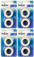 Nexcare Tape, Gentle Paper, Value Pack 2 , 1 Inch X 10 Yrds Each Roll, (Pack of 4) 80 Yards Total