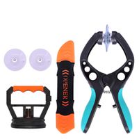Phone Screen Repair kit Suction Cup Repair Tool Set Opening Tools kit 5 in 1 Electronics Tool kit spudger for iPhone Samsung Repair Battery Replacement Tool kit