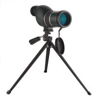 NUZAMAS 12-36X50 Spotting Scope Telescope and Tripod Set - Waterproof Zoom Single Tube Telescope Monocular for Birdwatching, Travel, Hunting, Fishing, Football Games Outdoor Concert