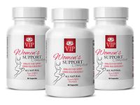 Hot Flashes Menopause Relief - Women's Support Complex Natural - Licorice Root Extract - 3 Bottle (180 Capsules)