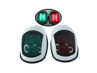 Pactrade Marine Boat Navigation LED Light Green Starboard Red Port White PC IP66