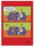 NobleWorks ''Uncollared'' Funny Valentine's Day Greeting Card, 5" x 7" (C1686VDG)