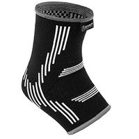 Kunto Fitness Ankle Brace Compression Support Sleeves (1 Pair) for Joint Pain, Achilles Tendon, Plantar Fasciitis, Swelling Relief, Injury Recovery (Extra Small, White-Gray)