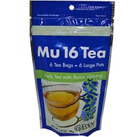 Eden Mu #16 Tea (herb tea), Reclosable Pouch - 6 tea bags per pouch(6 Pack,36 Tea Bags)