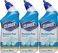 Clorox Precision Pour Bleach Gel, Original Scent, 24 Ounces, Pack of 3
