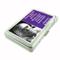 Charles Bukowski Some Never Go Crazy Cigarette Case with Built In Lighter D-389