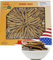 DABC OAK LAND 8OZ=227g/Box Hand-Selected American Wisconsin Prong Farmed Ginseng Root | 美国威斯康辛州西洋参 花旗参 试食装/礼盒装 |Cultivated American Wisconsin Ginseng WI 125#L Box