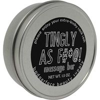 Badgerface Lotion Bar for Sensitive and Dry Skin - Funny Bachelorette Party Gift for Bride and Bridal Shower Naughty - Peppermint and Coconut Oil with Shea Butter - 1.5 ounce Tin (Tingly)
