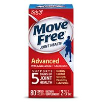 Move Free Advanced, 80 tablets - Joint Health Supplement with Glucosamine and Chondroitin