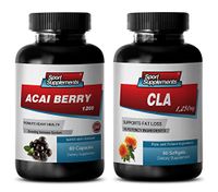 Immune Herbal Formula - ACAI Berry - CLA - Combo - cla Fat Burner for Women - (2 Bottles Combo)