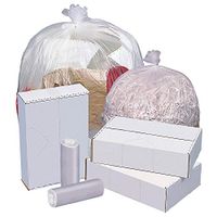 Highmark High-Density Can Liners, 8 Mic, 12-16 Gallons, 24" x 33", Natural, Box Of 1,000