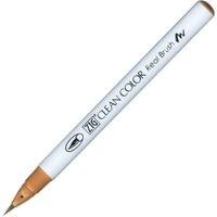 Kuretake ZIG Clean Color Real Brush Pen, Oatmeal Ink