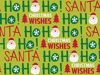 Gift Wrap Paper - 30 inches x 25 feet - Ho Ho Santa