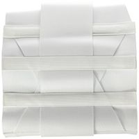 Bilt-Rite Mastex Health 10 Inch Criss-Cross Support with Straps, White, X-Small