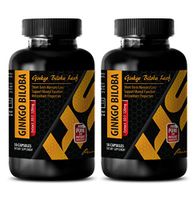 Digestive aid Supplements - Ginkgo BILOBA Leaf Extract 120MG - Ginkgo biloba Capsules - 2 Bottle 100 Capsules