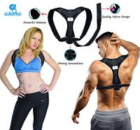Posture Corrector for Men & Women- Comfortable and Adjustable Posture Trainer with Back Support Brace | Works for Shoulder, Neck Pain Relief & Posture