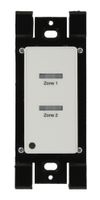 Leviton LVS-2W Low Voltage Pushbutton Station, 2 Button-On/Off, 1 Gang, White