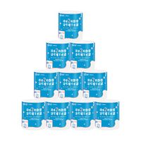 Rapid Dissolve In 2 Seconds Toilet Paper 10Pcs Rolls Disposable Bathroom Toilet Household Paper