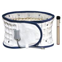 ZSZBACE Decompression Back Belt - Back Brace Back Pain Lower Lumbar Support - One Size (White)
