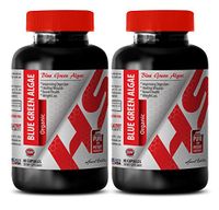 Organic Blue Green Algae - Blue Green Algae Organic 500 MG - Promote Digestion (2 Bottles)