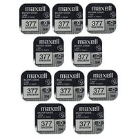 10 x Maxell Silver Oxide Watch Single Use Battery Batteries SR626SW/377/AG4/626