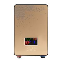 Yencoly Mini-Tank Electric Water Heater, 220V 6500W Tankless Instant Electric Hot Water Heater Shower Heating Chambers for Home Bathroom