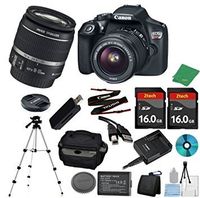 Canon EOS Rebel T6 DSLR with 18-55mm IS + 2pcs 16GB Memory Card + Camera Case + Memory Card Reader + Tripod + 6pc ZeeTech Starter Set - International Version