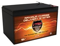 VMAXTANKS VMAXMB64 12 Volt 15Ah AGM Deep Cycle Battery Replacement Upgrade for Badsey EMX Cruiser Electric Scooter 12V Scooter Battery (L=5.94" W=3.86" H=3.74")
