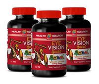 Eye Vitamins Lutein and zeaxanlthin - Eye Vision Guard (with Lutein, ZEAXANTHIN and Bilberry Extract) - Bilberry Supplement - 3 Bottles (600 Softgels)