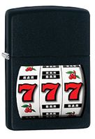 Zippo Personalized Message Engraved Customized Gift for Him for Her Fusion, Ace of Spades Indoor Outdoor Windproof Lighter (Gambling)