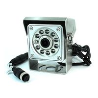 Rostra 250-8098HD Sentry Pro-Grade Backup Camera Hinge Mount CMOS Color Camera, IP 69 rated