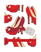 Punch Studio Molly and Rex Collection Holiday Pocket Flip Pads - Christmas Shoes