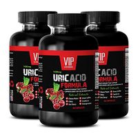 Uric Acid Reduce - URIC Acid FOMULA Natural Extract 1430Mg - Buchu Leaves, Goldenrod - 3 Bottles 180 Capsules