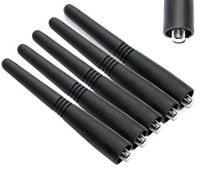 Set of 5 Stubby Antennas UHF for Motorola CP150 CP200D CP200XLS HT750 PR400 HT1250 PRO3150 HT1550