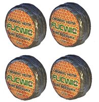 4X 12ft Organic Hemp Wick Refill Spools for The FlicWic Hemp Wick Dispenser Lighter Case (48' Total)