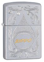 Zippo Personalized Message Engraved on Backside Customized Logo Windproof Lighter (Style6)