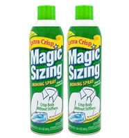 Magic Sizing Spray X-Crisp - Get That Extra Crisp and Extra Polished Look! - Wrinkle Iron Spray for Clothes-Fabric Refresher Spray (Pack of 2-20oz) - Mountain Lavender Scented Ironing Spray