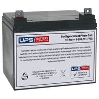 Kung Long U1-34H 12V 35Ah Sealed Lead Acid - AGM - VRLA Replacement Battery