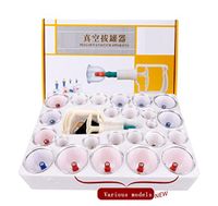 HANGER® Cupping Transparent Massage Therapy Set Different Size - Wrinkle Reducer Collage Production Facelift Pain Relief Reduce Cellulite Lymph Drain Anti-aging Cellulite 24 Cans